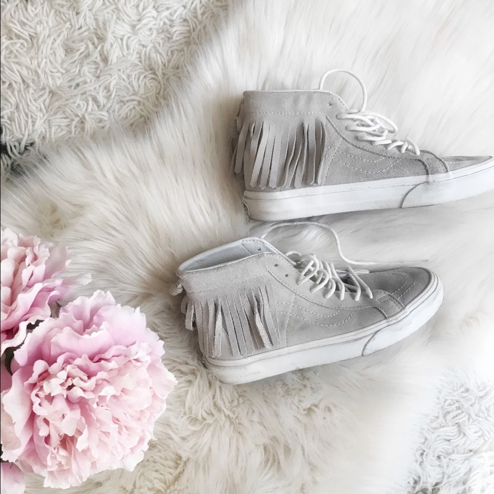 Vans Suede Fringe Shoes